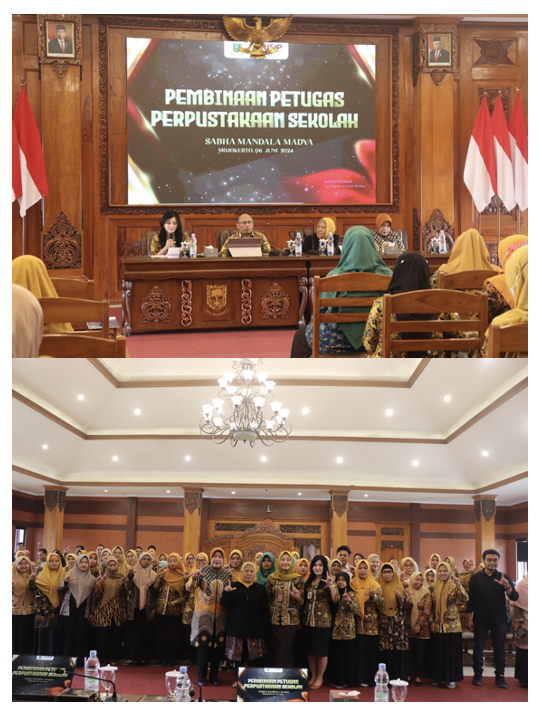 Siapkan Akreditasi Perpustakaan Sekolah, Dinas Perpustakaan dan Kearsipan Kota Mojokerto Adakan Pembinaan